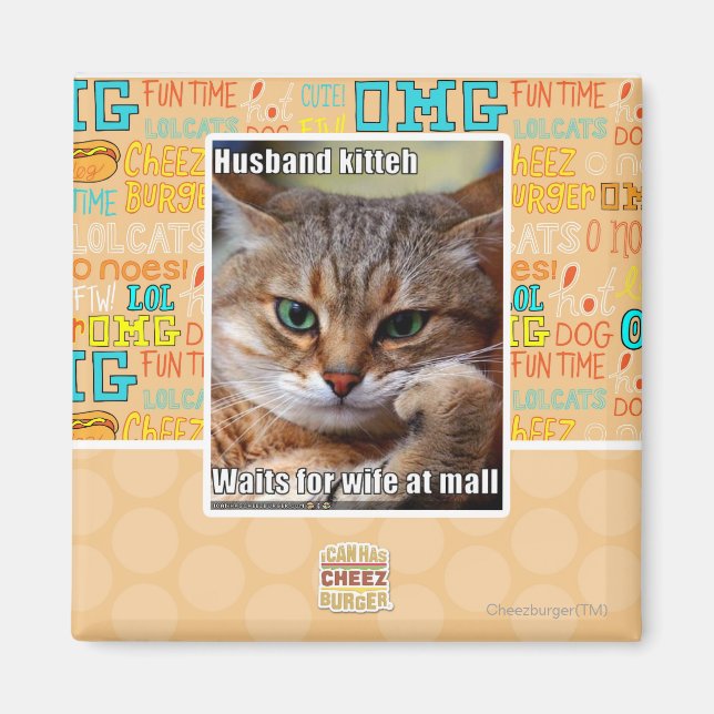 Imán Husband Kitteh (Frente)