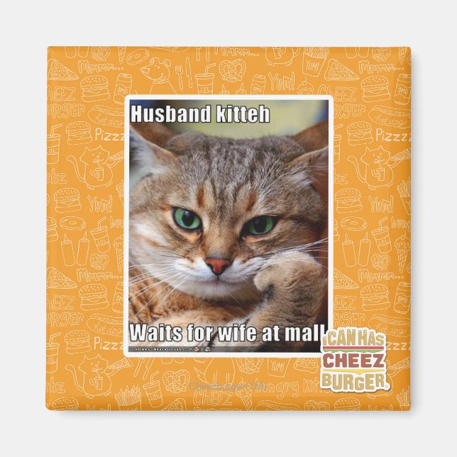 Imán Husband Kitteh (Frente)