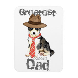 Imán Husky Dad