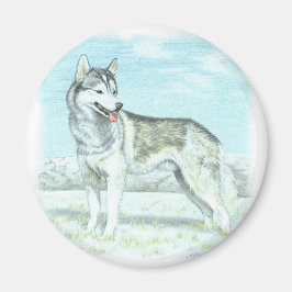 Imán Husky Siberian