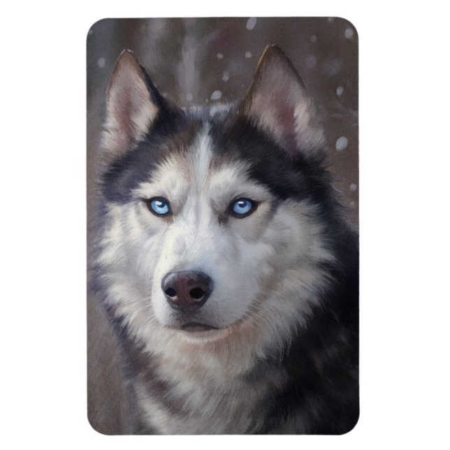 Imán Husky Siberian (Vertical)