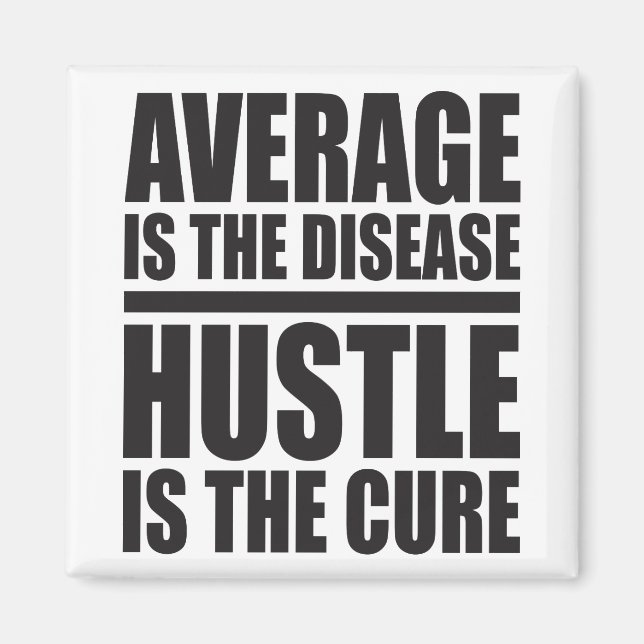 Imán Hustle - Palabras motivacionales (Frente)