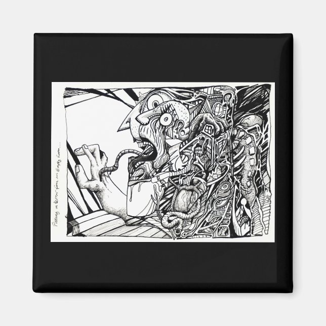 Imán Huyendo de terror de una habitación vacía... Por B (Frente)