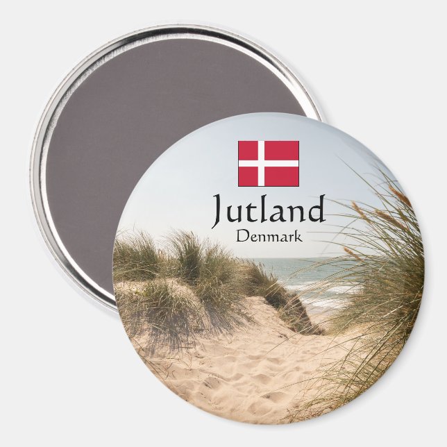 Imán Hvide Sande Dinamarca (Anverso/Reverso)