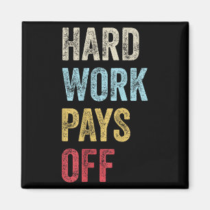 Imán Hwpo Gym Workout Motivation Cita de trabajo duro p