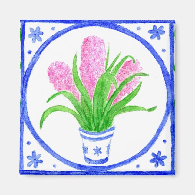 Imán "Hyacinths" Fridge Magnet (Frente)
