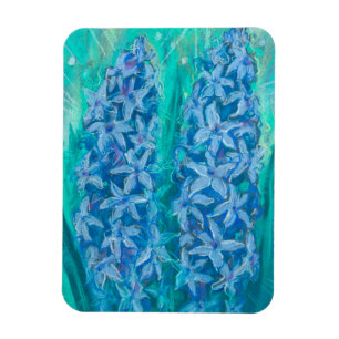 Imán Hyacinths Sping Flor Pascua Regalo Pintado Floral