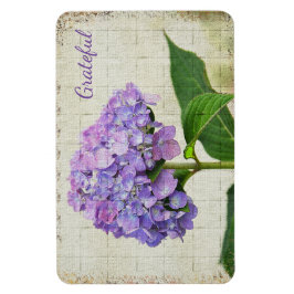 Imán Hydrangea Lavanda Gratitud
