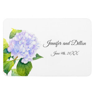 Imán Hydrangea Rectangular