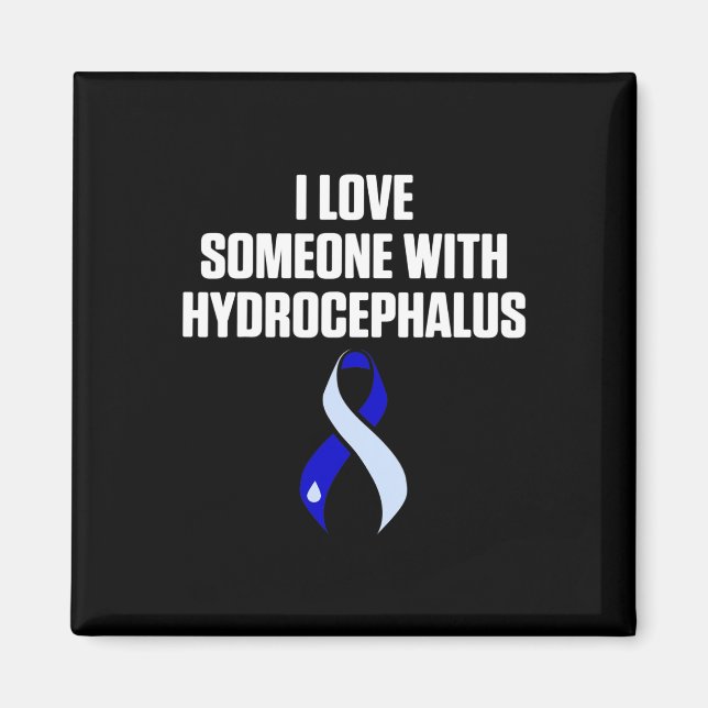 Imán Hydrocephalus Survivor Love Awareness Warrior (Frente)