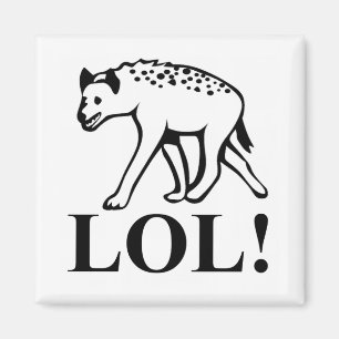 Imán Hyena - risa hacia fuera de LOL ruidoso