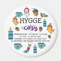 Imán HYGGE - significado y pronunciación lindos garabat