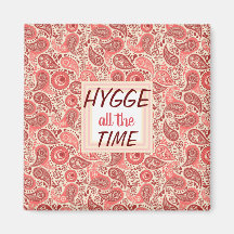 HYGGE todo el tiempo Cosy Pink Paisley