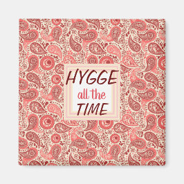 Imán HYGGE todo el tiempo Cosy Pink Paisley