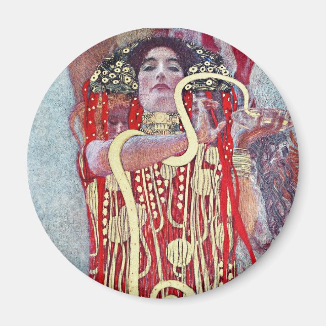 Imán Hygieia por Gustav Klimt (Frente)