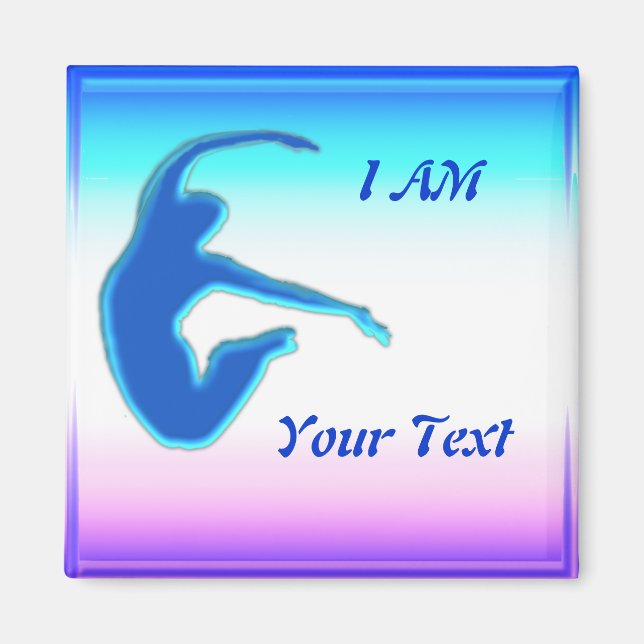 Imán I AM 1 Template (Frente)