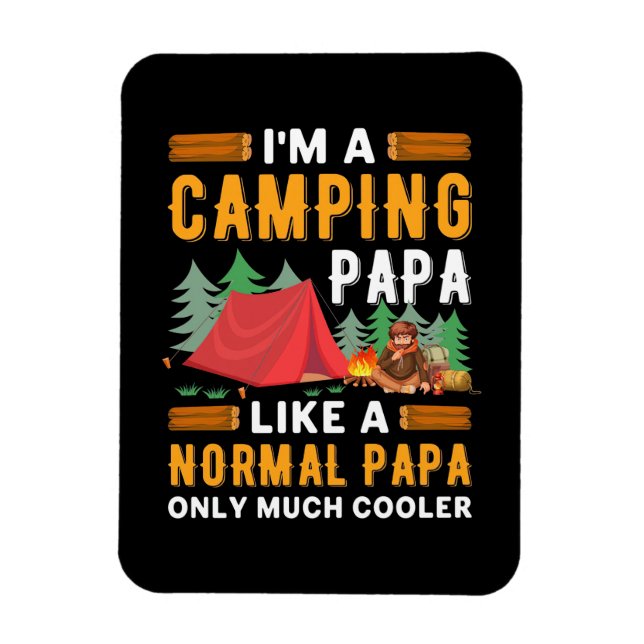 Imán I Am A Camping Papa (Vertical)