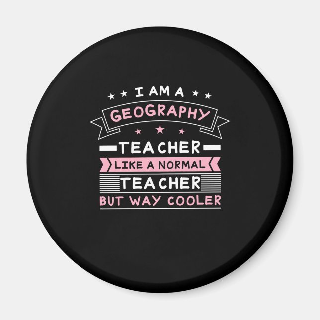 Imán I Am A Geography Teacher (Frente)