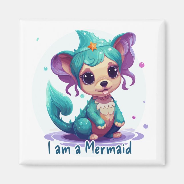 Imán I am a Mermaid too (Frente)