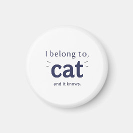 Imán I Belong to Cat