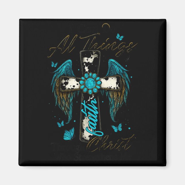 Imán I Can Do All Things Through Christ Who Strengthens (Frente)