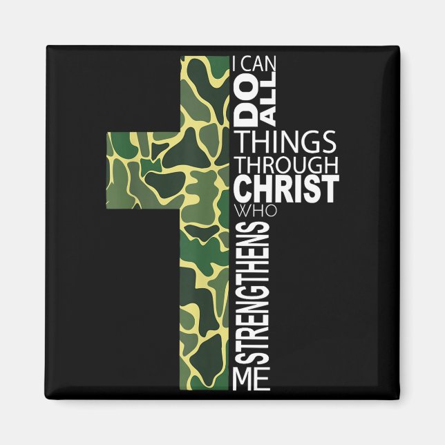 Imán I Can Do All Things Through Christ Who Strengthens (Frente)