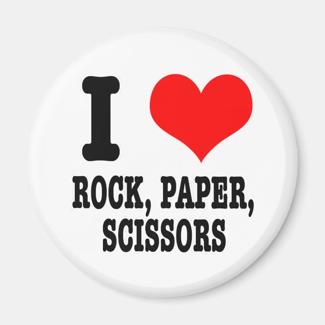 IMÁN I CORAZÓN (AMOR) RACK PAPER SCISSORS (Frente)
