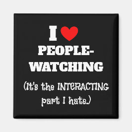 Imán I (corazón) Gente mirando, interactuando parte que