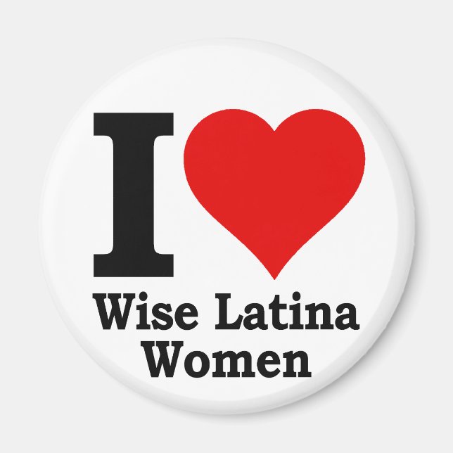 Imán I (corazón) Mujeres latinas sabias (Frente)