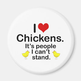 Imán I (Corazón) Pollos