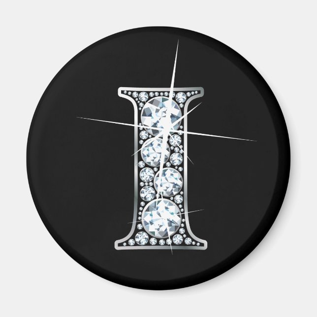 Imán "I" Diamond Bling Magnet (Frente)