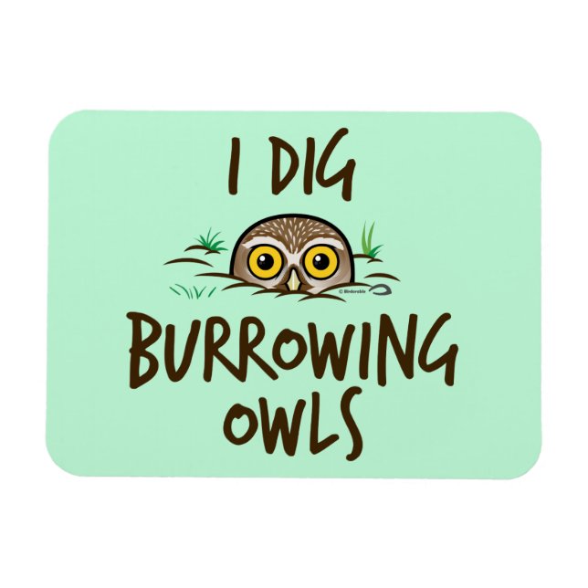 Imán I Dig Burrowing Owes (Horizontal)