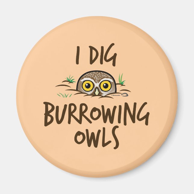 Imán I Dig Burrowing Owes (Frente)