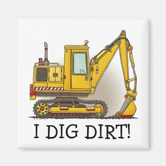 Imán I Dig Dirt Digger Shovel Magnet (Frente)