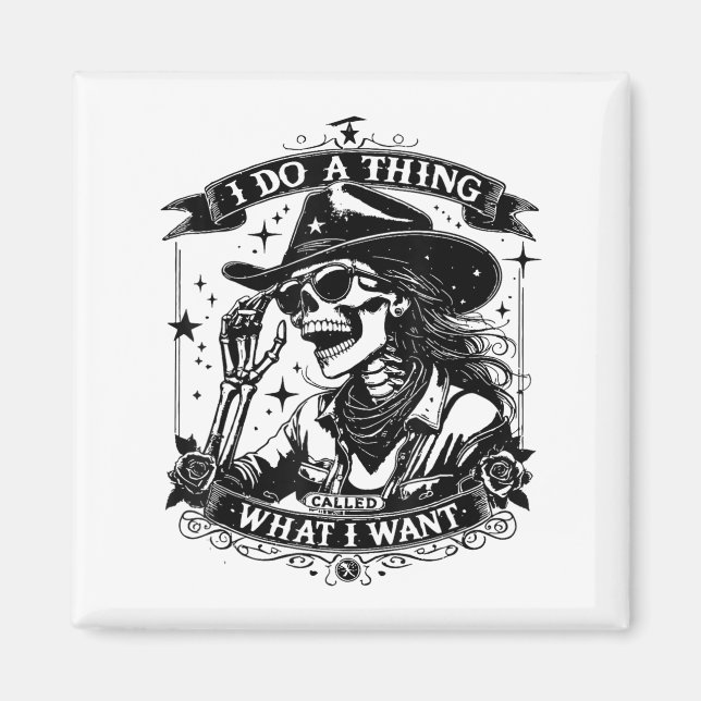 Imán I Do A Thing Called What I Want  (Frente)