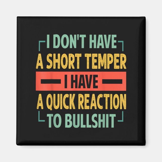 Imán I Don't Have A Short Temper - Quick Reaction To Bu (Frente)
