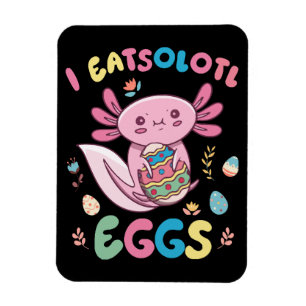 Imán I Eatsolotl Huevos Rabbit Axolotl Bunny Easter