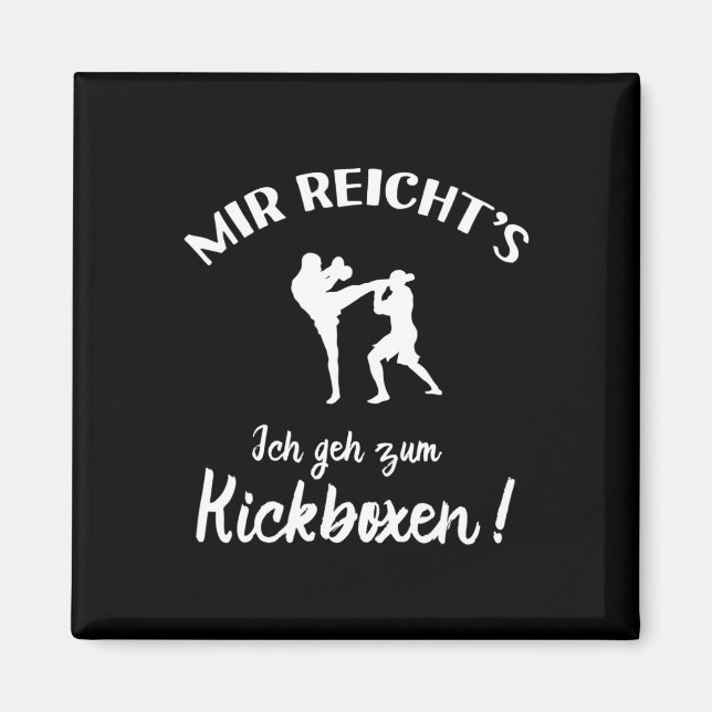 Imán I Go To Kickboxing - Kick-boxer Kickboxing  (Frente)