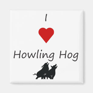 Imán I Hearling Hog Barbecue Fridge Magnet