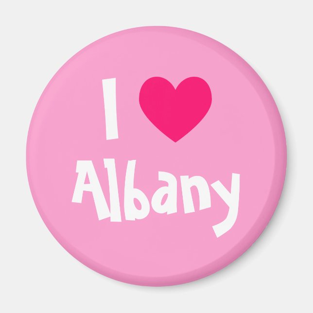 Imán I Heart Albany (Frente)