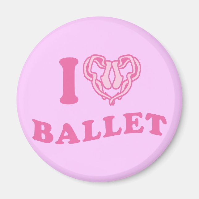 Imán I Heart Ballet (Frente)