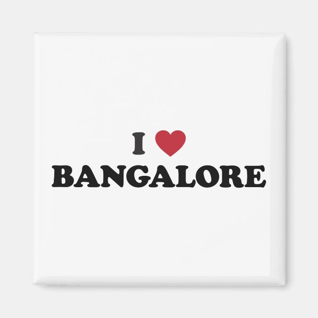 Imán I Heart Bangalore India (Frente)