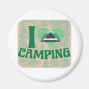 Imán I Heart Camping