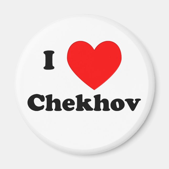 Imán I Heart Chekhov (Frente)