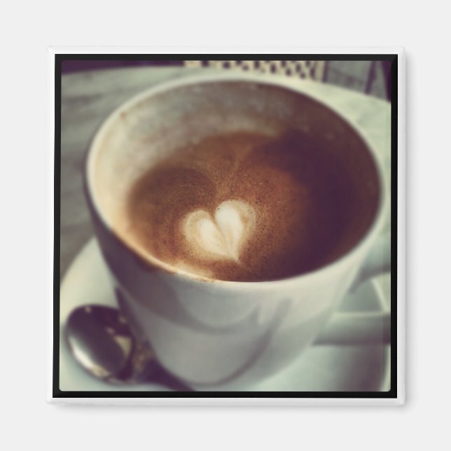 Imán "I Heart Coffee" Magnet (Frente)