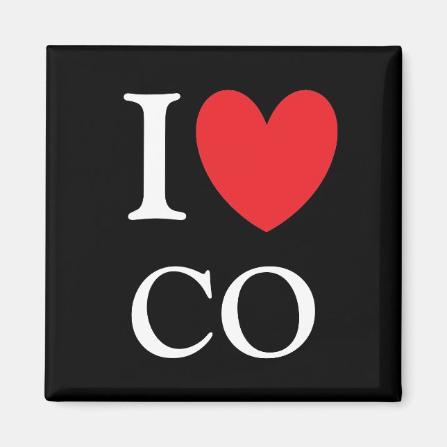 Imán I Heart Colorado Magnet (Frente)
