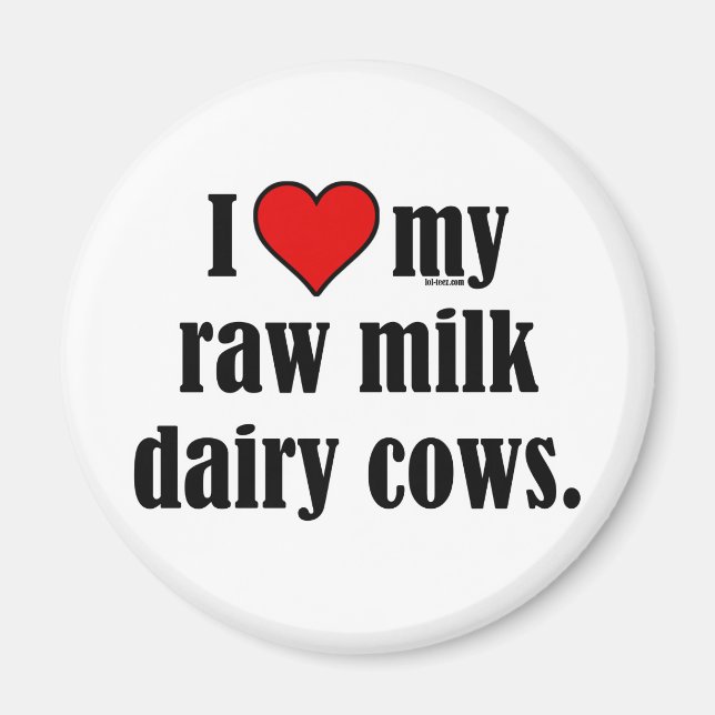 Imán I Heart Cows (Frente)
