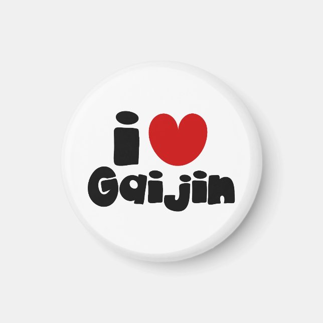Imán i heart Gaijin (Frente)