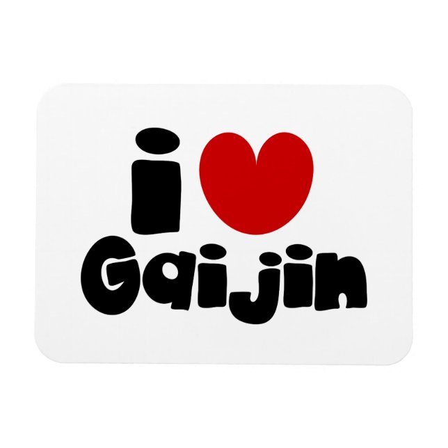 Imán i heart Gaijin (Horizontal)