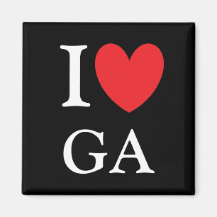 Imán I Heart Georgia Magnet